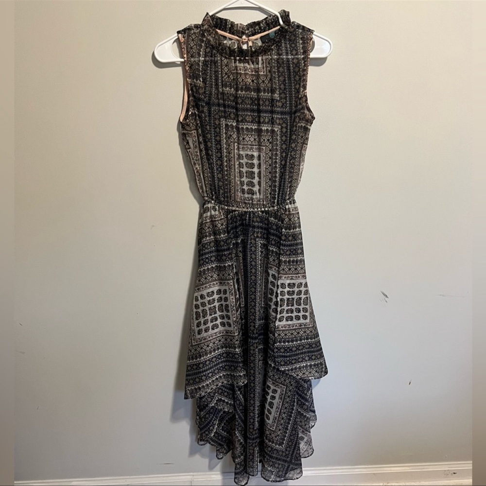 COPY - Anthropologie Eva Franco sheer elastic waist ruffled scoop neck dress si… - Picture 3 of 14